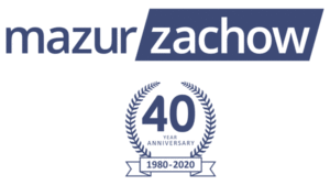 mazur-zachow-40th logo